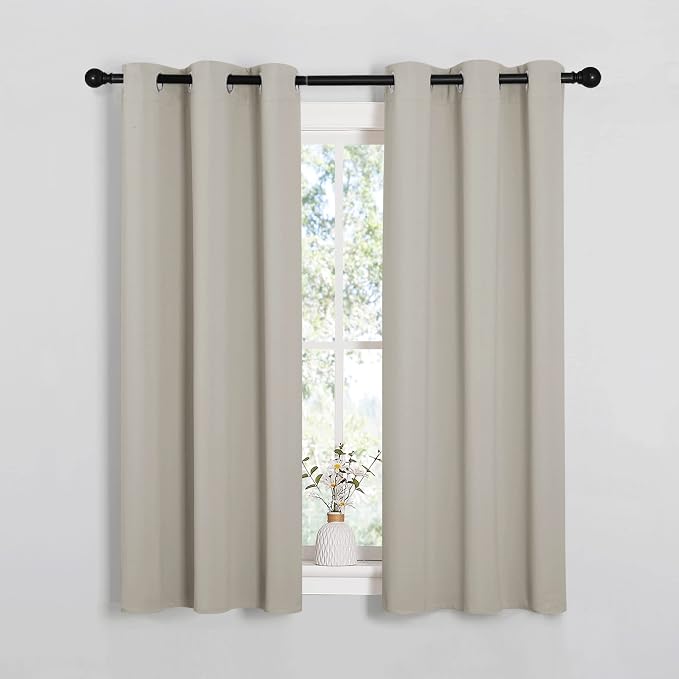 NICETOWN Room Darkening Draperies Window Curtain Panels, Thermal Insulated by NICETOWN