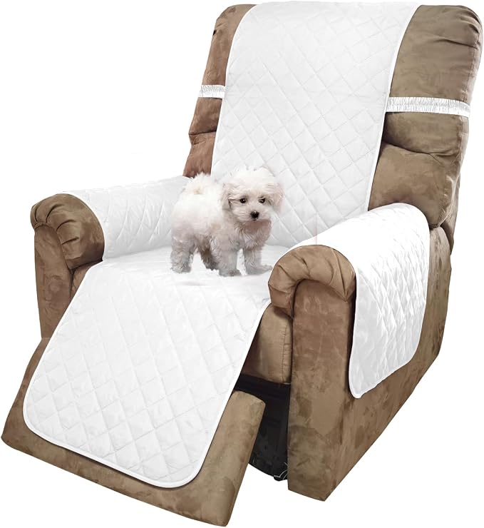 U-NICE HOME Recliner Chair Covers Reversible Quilted Water Repellent Pet by U-NICEHOME
