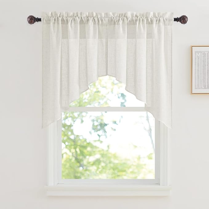 RYB HOME Window Topper Curtains by RYBHOME