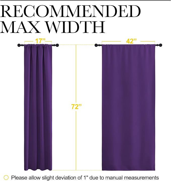 NICETOWN Blackout Curtains for Living Room - Image 7