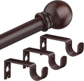 Bronze Curtain Rods for Bedroom by Authandis