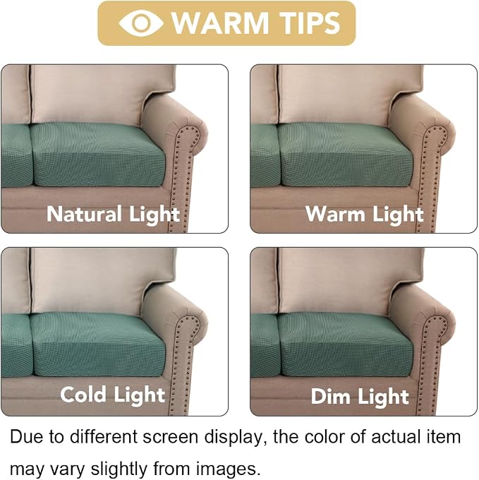 H.VERSAILTEX Super Stretch Individual Seat Cushion Covers - Image 7