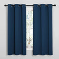 NICETOWN Moroccan Blue Room Darkening Curtains by NICETOWN