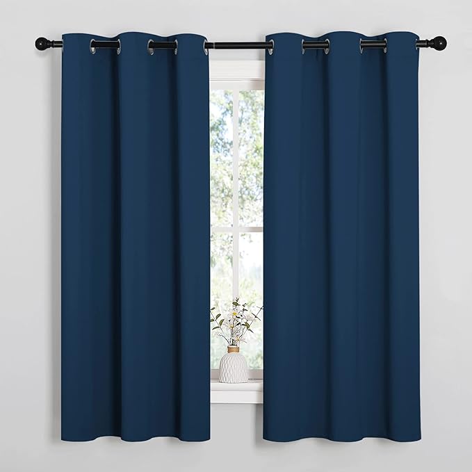 NICETOWN Moroccan Blue Room Darkening Curtains by NICETOWN