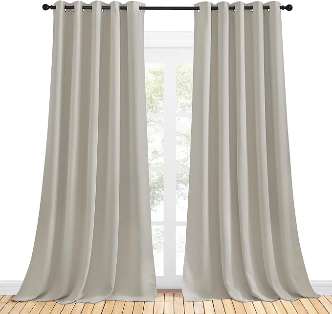 NICETOWN Thermal Insulated Natural Curtains - Image 2