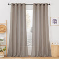 NICETOWN Sheer Linen Curtains 108" Long by NICETOWN
