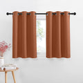 NICETOWN Valances for Windows, Elegant Room Darkening Grommet Half Window by NICETOWN