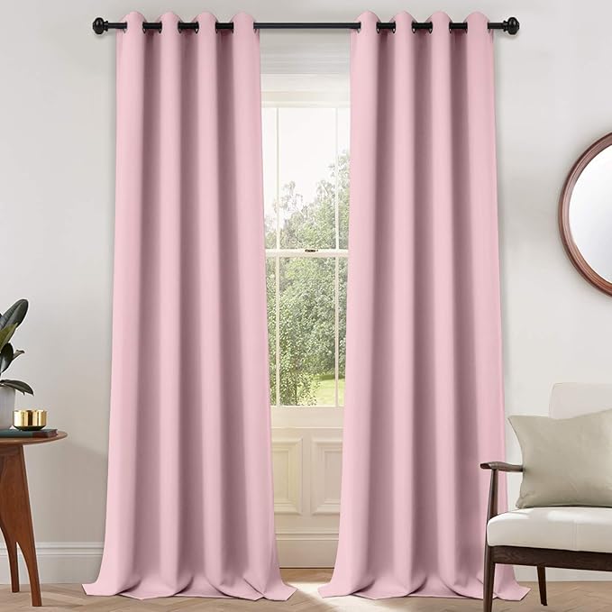 Yakamok Light Blocking Window Blackout Curtains Thermal Insulated Room by Yakamok