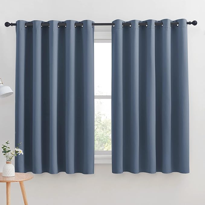 NICETOWN Thermal Insulated Curtains Blackout Draperies, Window Treatment Solid by NICETOWN