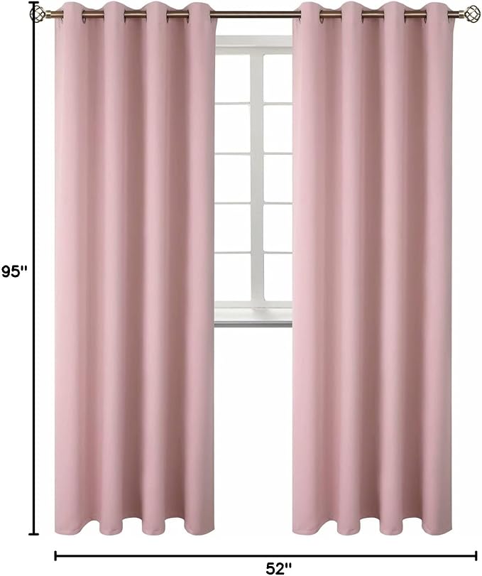 BGment Room Darkening Curtains 95 Inches Long - Image 9