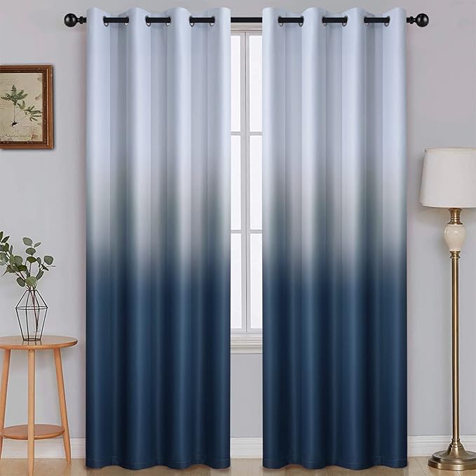 SimpleHome Ombre Curtains 52 x 84 Inch by SimpleHome