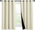 NICETOWN Warm Curtains for Winter, Bedroom Full Blackout Curtain Panels by NICETOWN
