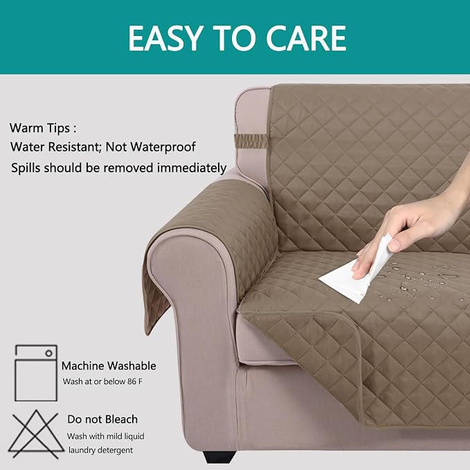 U-NICE HOME Recliner Chair Covers Reversible Chair Cover Pet Covers - Image 4