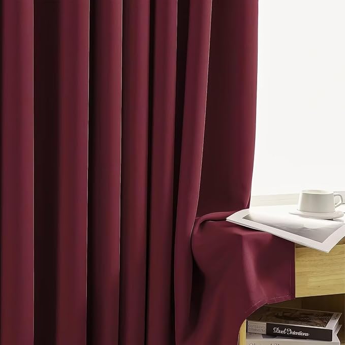 Joydeco Blackout Curtains for Bedroom 96 inch Long 2 Panels, Thermal Insulated - Image 5