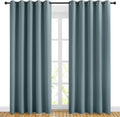 NICETOWN Blackout Greyish Blue Curtains by NICETOWN