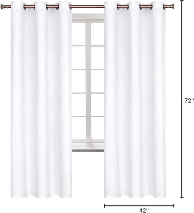 BGment Room Darkening Curtains 72 Inches Long - Image 9