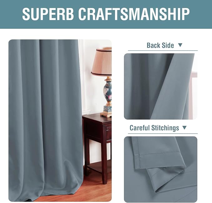 H.VERSAILTEX Blackout Curtain for Living Room Thermal Insulated Window - Image 3