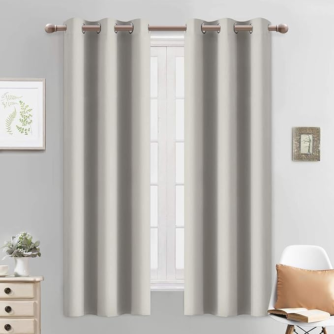 Yakamok Light Blocking Window Curtains Thermal Insulated Room Darkening Drapes by Yakamok