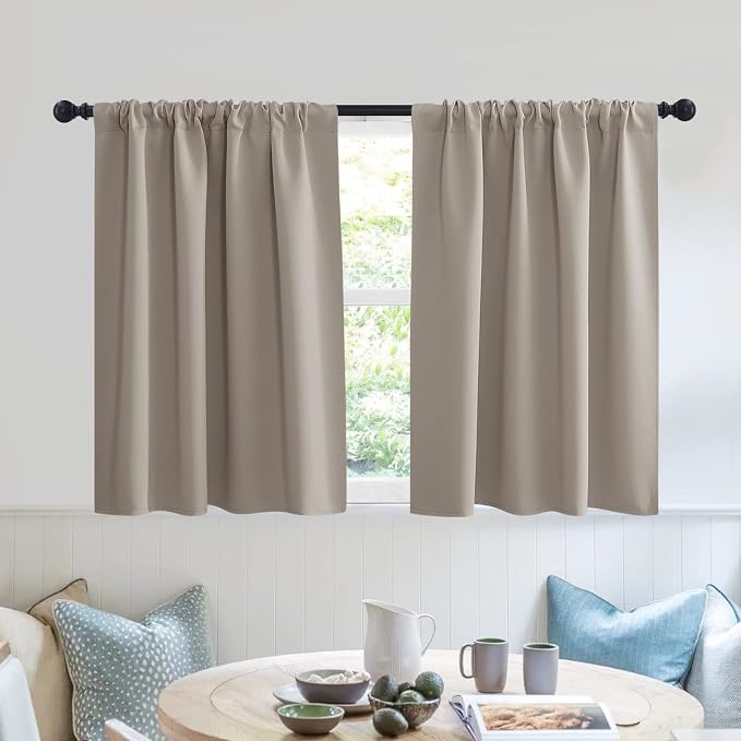 RYB HOME Short Blackout Curtains by RYBHOME