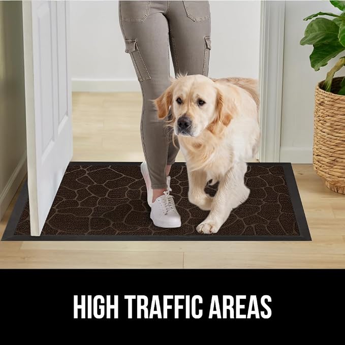 GORILLA GRIP 100% Waterproof All-Season WeatherMAX Doormat 35x23, US Designed - Image 6