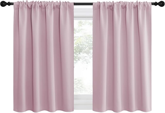 NICETOWN 2 Panels Blackout Curtains, Rod Pocket Thermal Insulated Drapes by NICETOWN