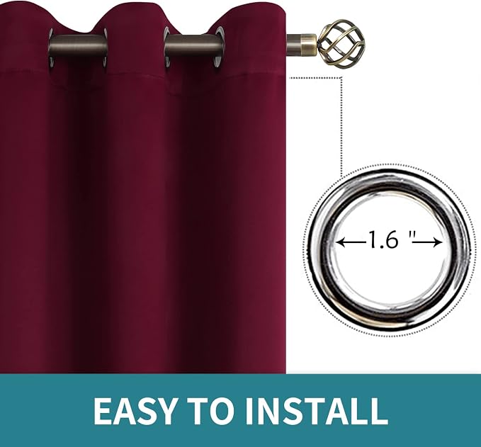 BGment Blackout Curtains for Bedroom - Image 5