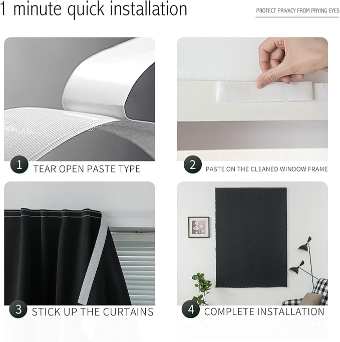 Instant Blackout Window Curtain - Image 3