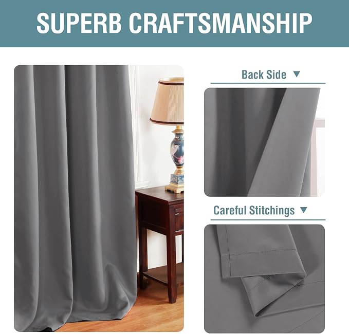 H.VERSAILTEX Blackout Curtain for Living Room Thermal Insulated Window - Image 3