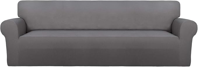PureFit Super Stretch 4 Seater Sofa Slipcover – Spandex Non Slip Soft Couch by PureFit