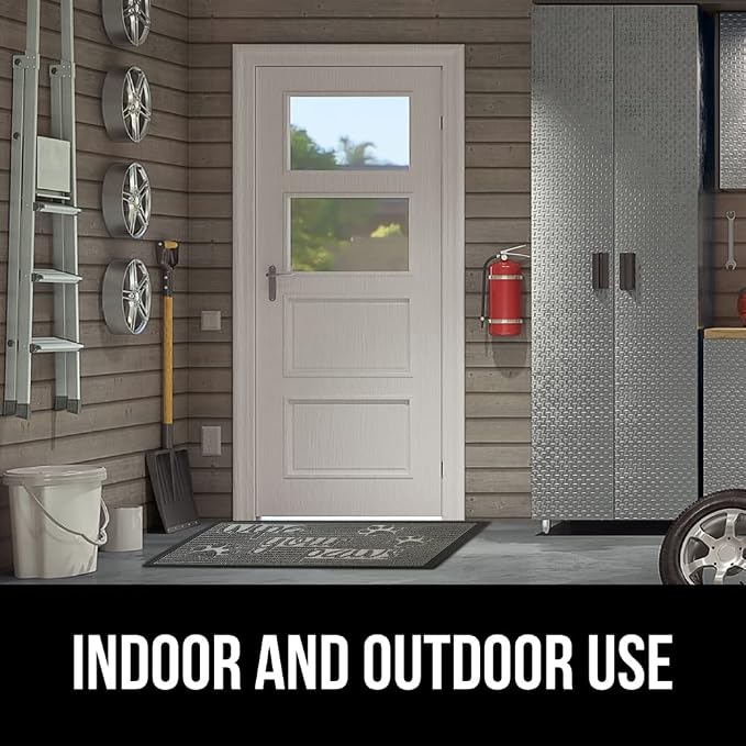 GORILLA GRIP 100% Waterproof All-Season WeatherMAX Doormat, US Designed Natural - Image 9