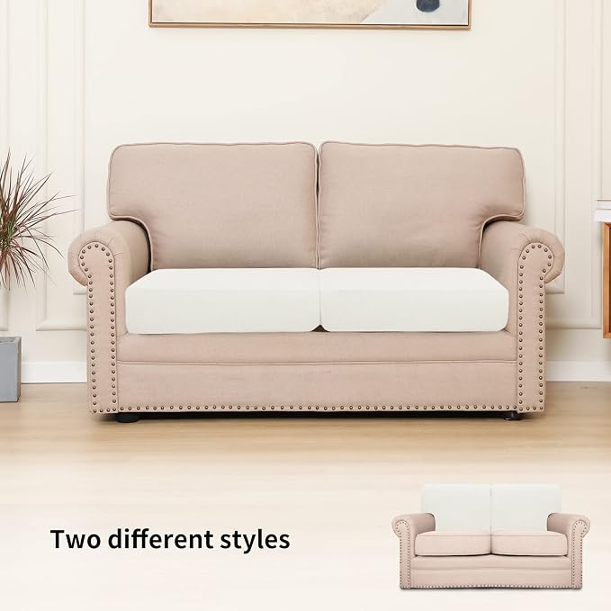Easy-Going Stretch Individual Loveseat Couch Cushion Cover Sofa Cushion - Image 2