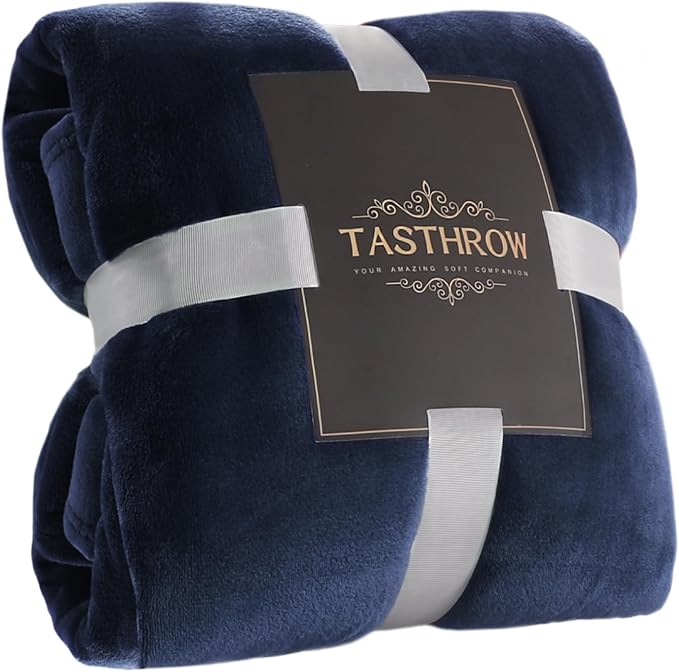 TASTHROW Large Flannel Fleece Throw Blanket, 90×108 Inch by TASTHROW