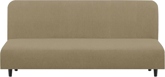 U-NICE HOME Stretch Futon Cover Armless Bed Slipcover by U-NICEHOME