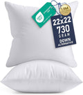Utopia Bedding 22x22 Pillow Inserts, Sofa & Couch – Soft, Supportive & Fluffy by UTOPIABEDDING