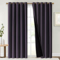 NICETOWN 100% Blackout Window Curtain Panels, 2 Pieces, Cold and Full Light by NICETOWN