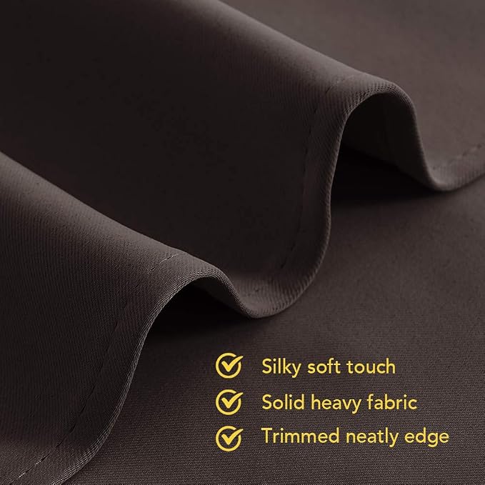 NICETOWN Room Darkening Draperies Curtains, Energy Smart Thermal Insulated - Image 6