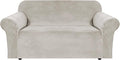 H.VERSAILTEX Stretch Velvet Loveseat Covers by HVERSAILTEX