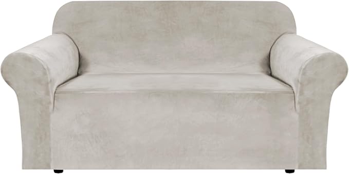 H.VERSAILTEX Stretch Velvet Loveseat Covers by HVERSAILTEX