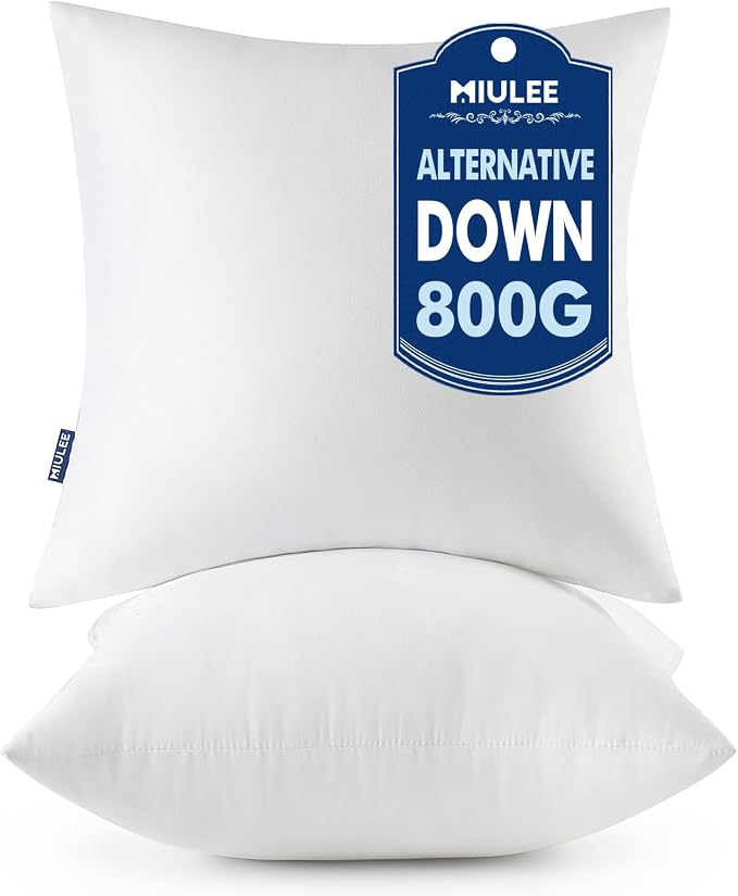 MIULEE Throw Pillows Inserts by MIULEE