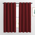 NICETOWN Burgundy Red Blackout Draperies Curtains by NICETOWN
