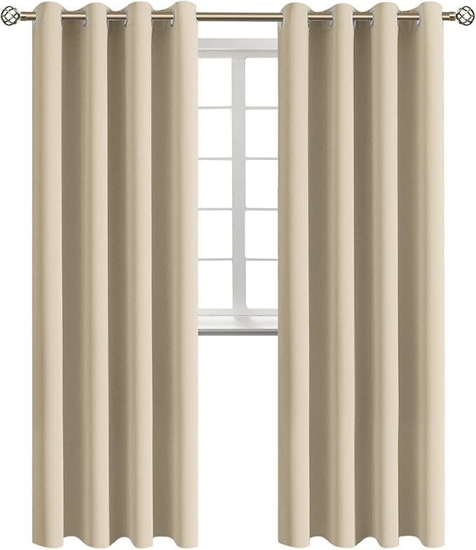 BGment Room Darkening Curtains 120 Inches Long by BGment