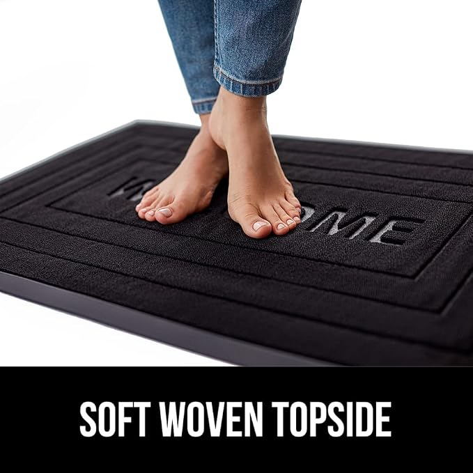 GORILLA GRIP 100% Waterproof All-Season WeatherMAX Doormat 35x23, US Designed - Image 8