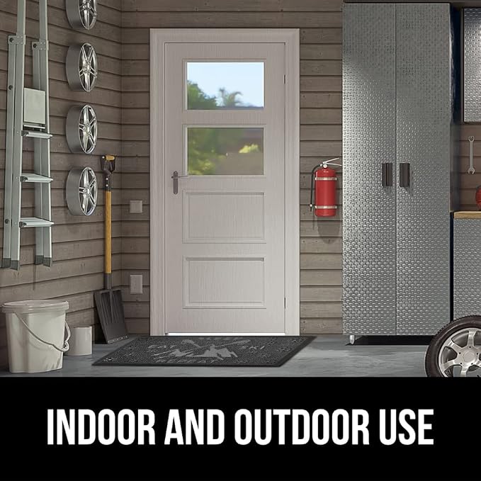 GORILLA GRIP 100% Waterproof All-Season WeatherMAX Doormat 35x23, US Designed - Image 9