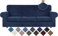 WEERRW 4 Pieces Velvet High Stretch Couch Covers by WEERRW