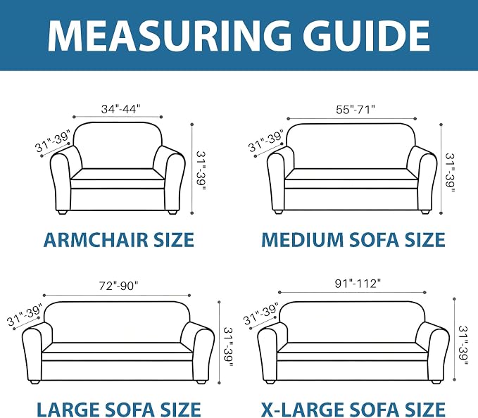 ZNSAYOTX 1 Piece Stretch Oversized Sofa Covers, New Plaid Couch Cover - Image 6