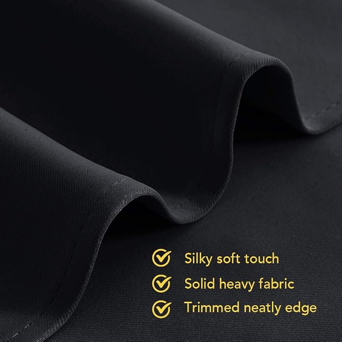 NICETOWN Living Room Blackout Curtain Panels, Autumn/Winter Thermal Insulated - Image 4