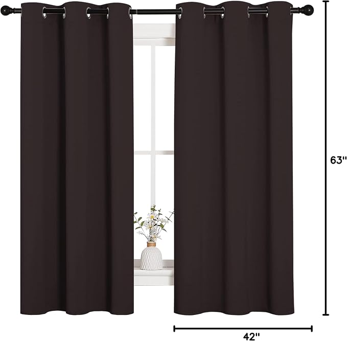 NICETOWN Triple Weave Microfiber Energy Saving Thermal Insulated Solid Grommet - Image 9