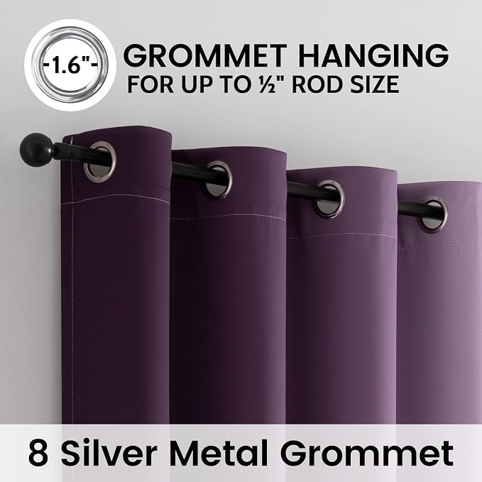 SimpleHome Blackout Curtains Ombre - Image 3