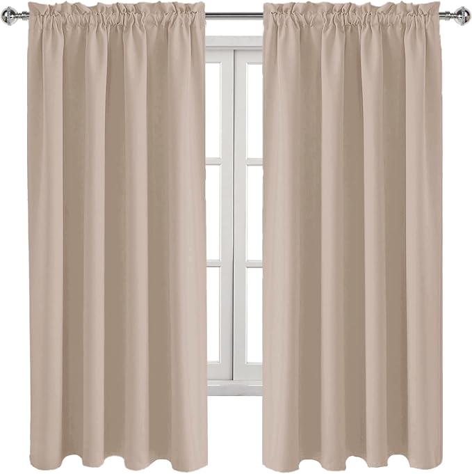 DWCN Blackout Curtains Thermal Insulated, Energy Saving & Noise Reducing - Image 9