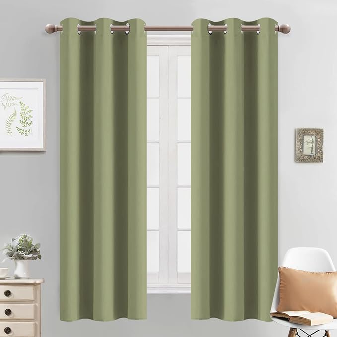 Yakamok Light Blocking Window Blackout Curtains Thermal Insulated Room by Yakamok
